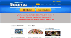 Desktop Screenshot of mariscosnegrodurazo.com